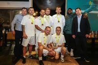 OHOB Team Celebrate Success at Charity Football Tournament